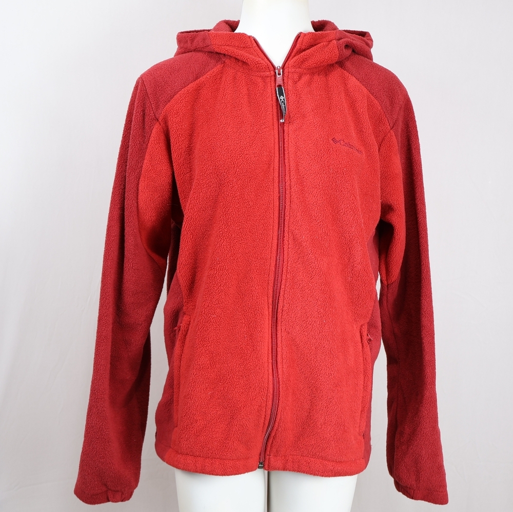 Columbia Red Fleece Jacket Unisex